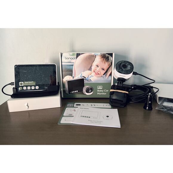 Bonoch Baby Car Monitor 2K Quad HD Resolution Camera New With Open Box - Picture 3 of 8